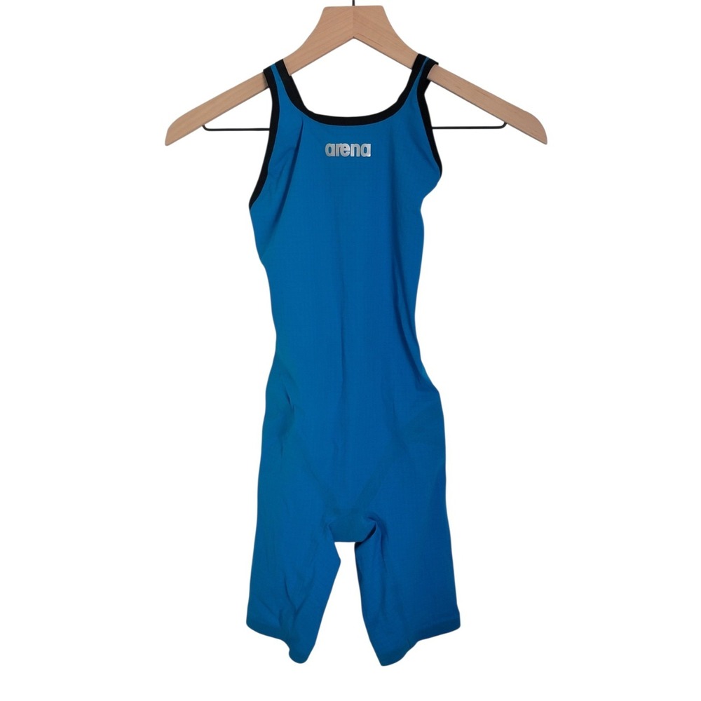 Arena Powerskin Womens Competition Swim Suit John Fina Approved Blue Size 28